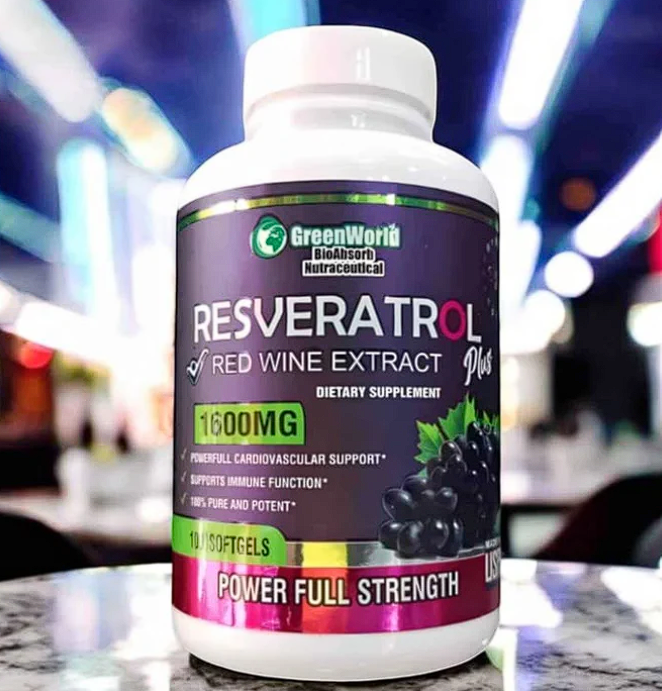 RESVERATROL (ANTIENVEJECIMIENTO) Green world combo x 2UND